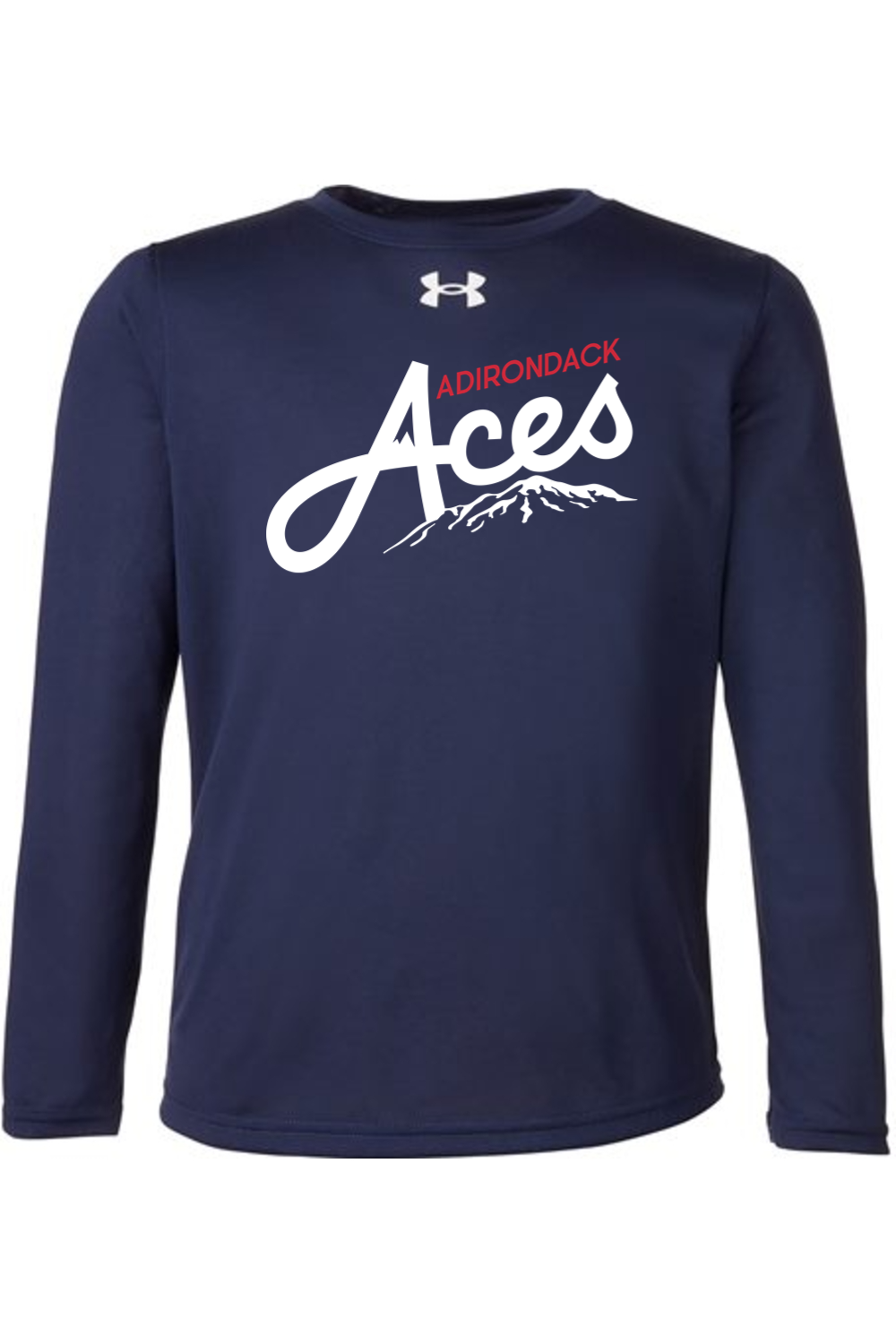 Adirondacks Under Armour Youth Tech Team Long Sleeve T-Shirt