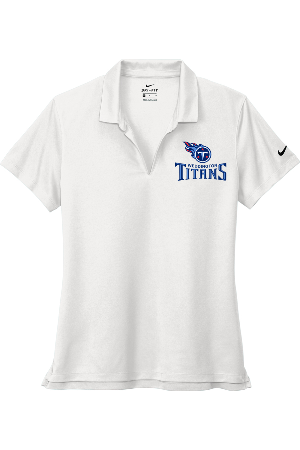 Weddington Titans Football DTF Nike Ladies Dri-FIT Micro Pique 2.0 Polo