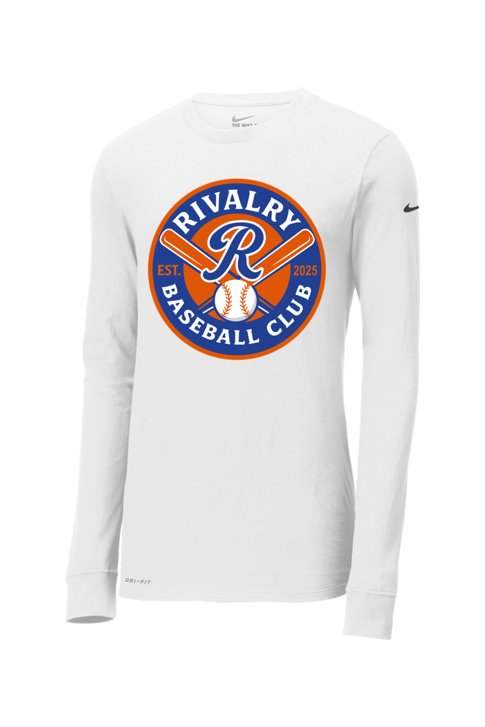 Rivalry Baseball DTF Nike Dri-FIT Cotton/Poly Long Sleeve Tee