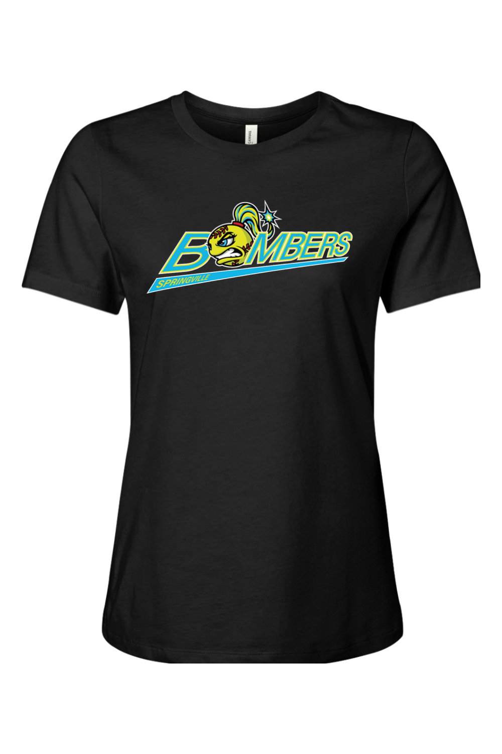 Springville Bombers Women’s Relaxed Jersey Short Sleeve Tee