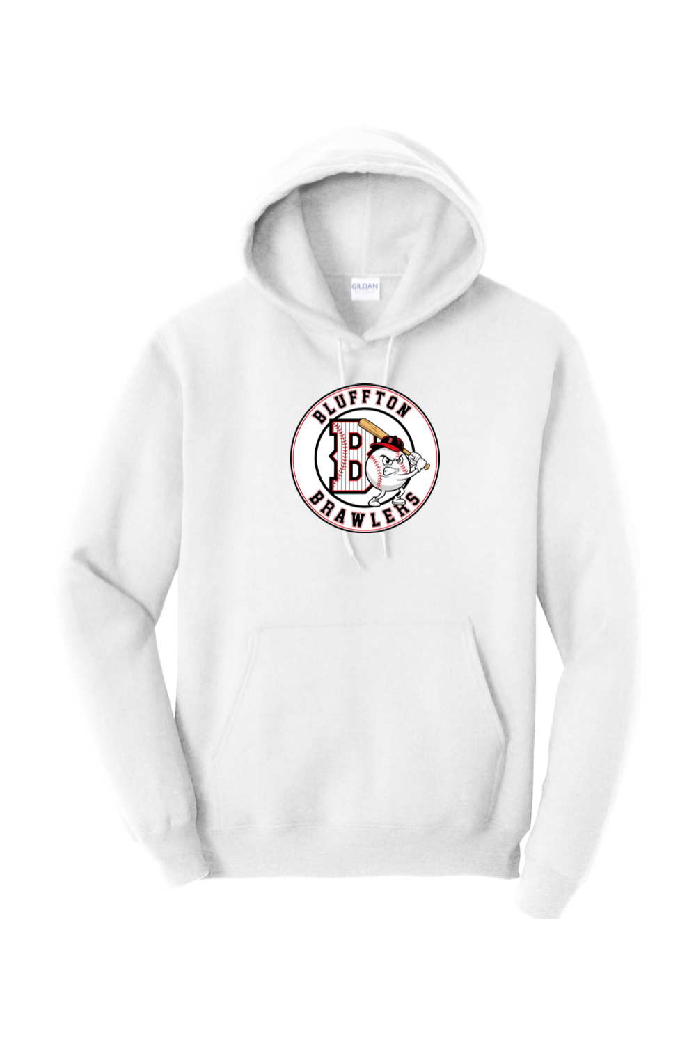 Brawlers Baseball Heavy Blend Hooded Sweatshirt