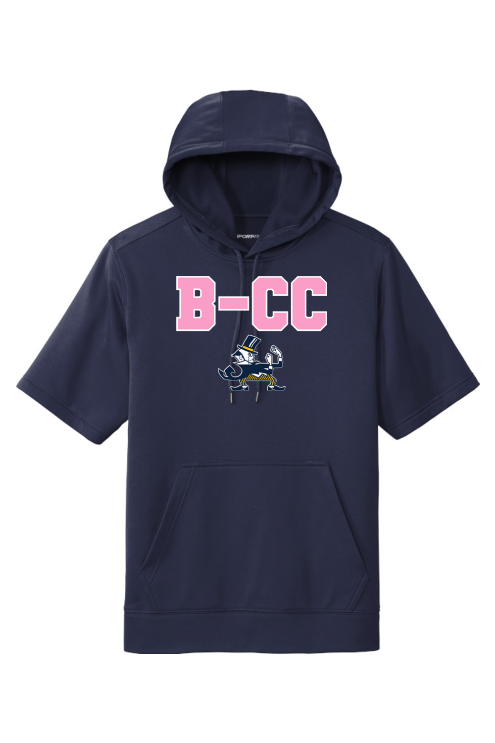 B-CC Wrestling DTF Fleece Short Sleeve Hooded Pullover