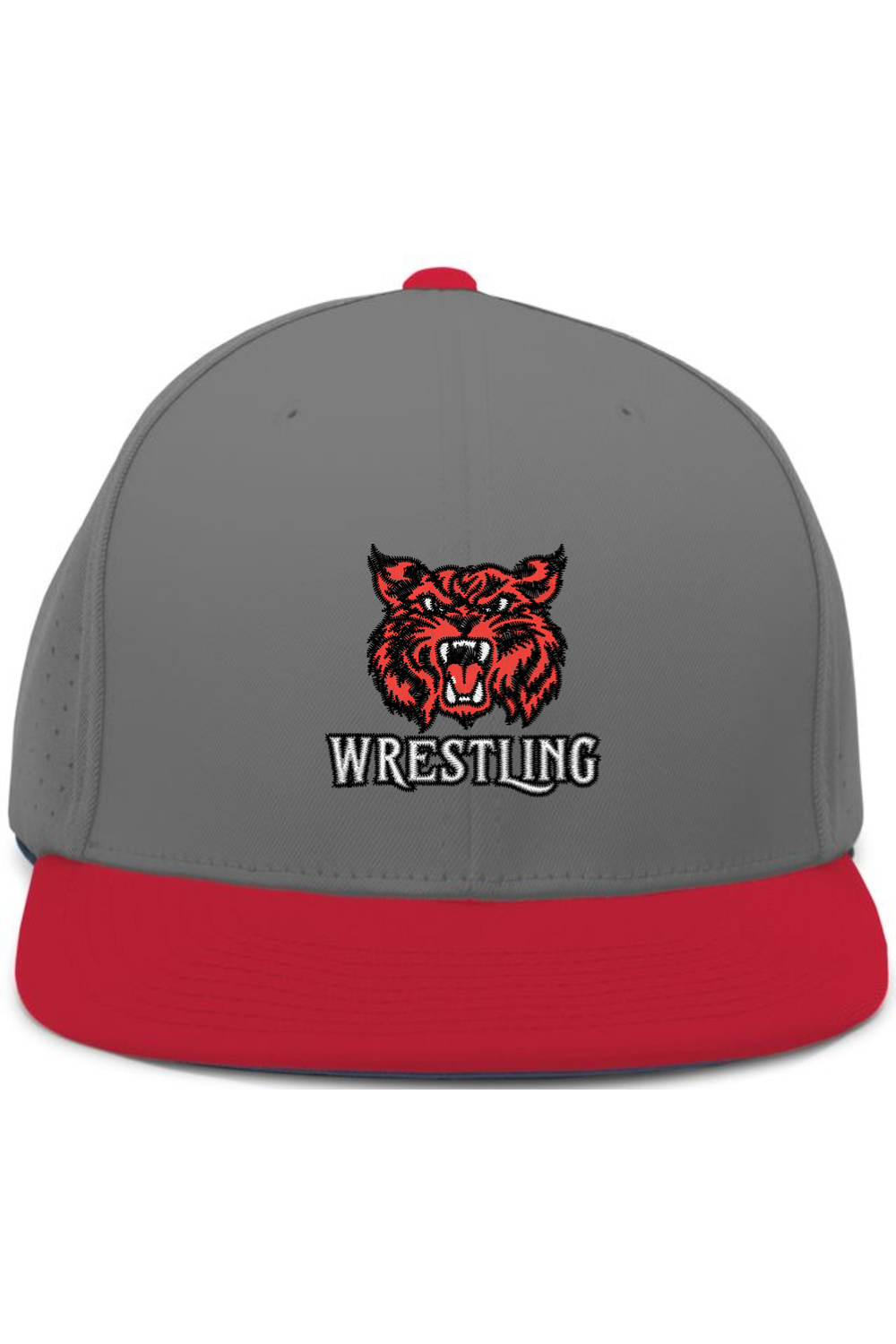 Grand Blanc Wrestling Embroidered Pacific Headwear Perforated F3 Performance Flexfit Cap (Fulfill)