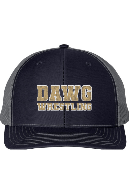 Otsego Middle School Wrestling Embroidered Richardson Snapback Trucker Cap