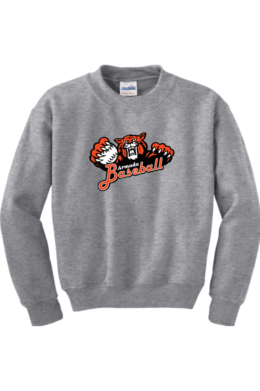 Armada Baseball Youth Heavy Blend Crewneck Sweatshirt