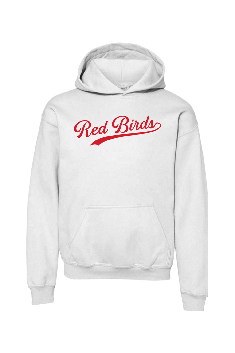 Marion Redbirds Baseball DTF Youth Heavy Blend Hooded Sweatshirt