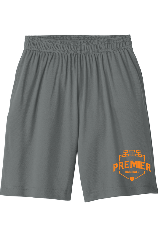 Premier Baseball AZ Pocketed Short - Orange Logo