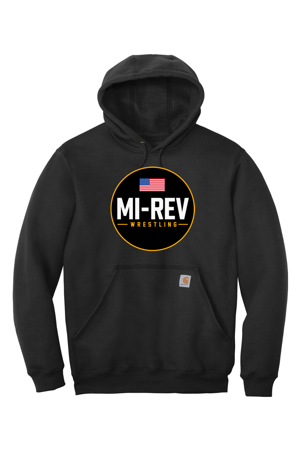 MI-REV Wrestling DTF Carhartt Midweight Hooded Sweatshirt