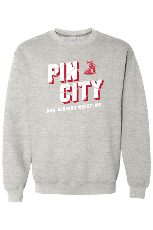 New Bedford Wrestling DTF Heavy Blend Crewneck Sweatshirt