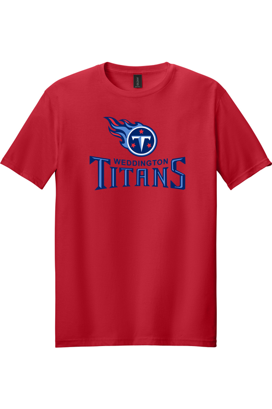 Weddington Titans Football DTF Softstyle T-Shirt