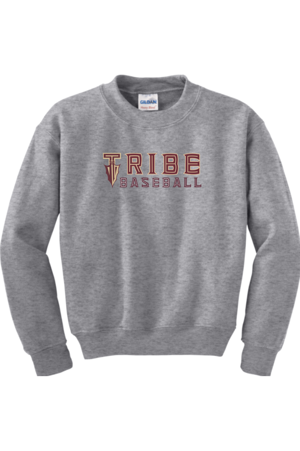 Tribe Baseball Youth Heavy Blend Crewneck Sweatshirt