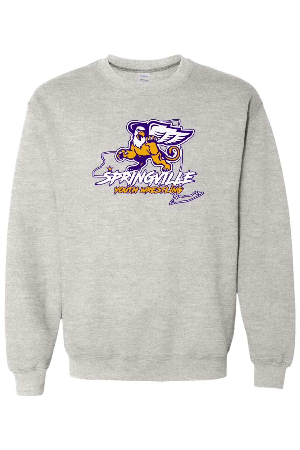 Springville Youth Wrestling Heavy Blend Crewneck Sweatshirt