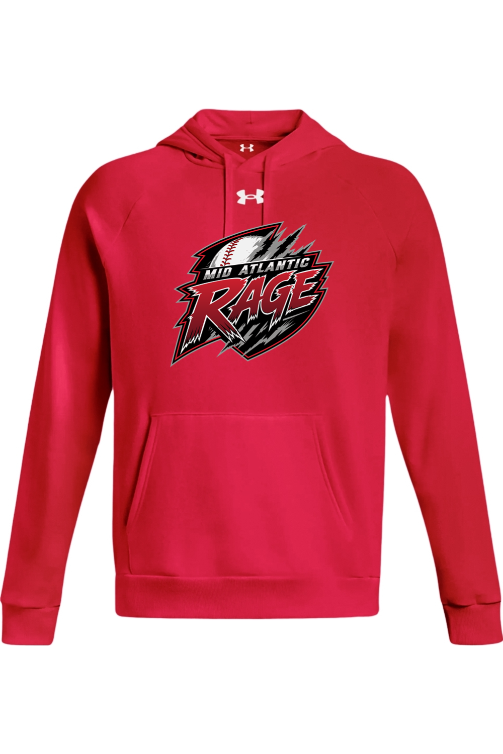 Rage Baseball DTF Under Armour Men's Rival Fleece Hooded Sweatshirt