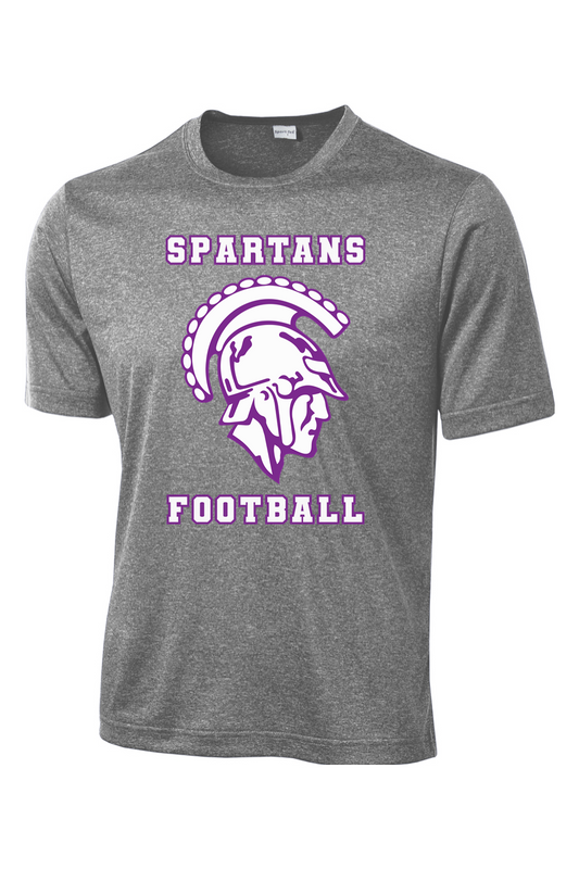 Spartans Football DTF Heather Contender Tee