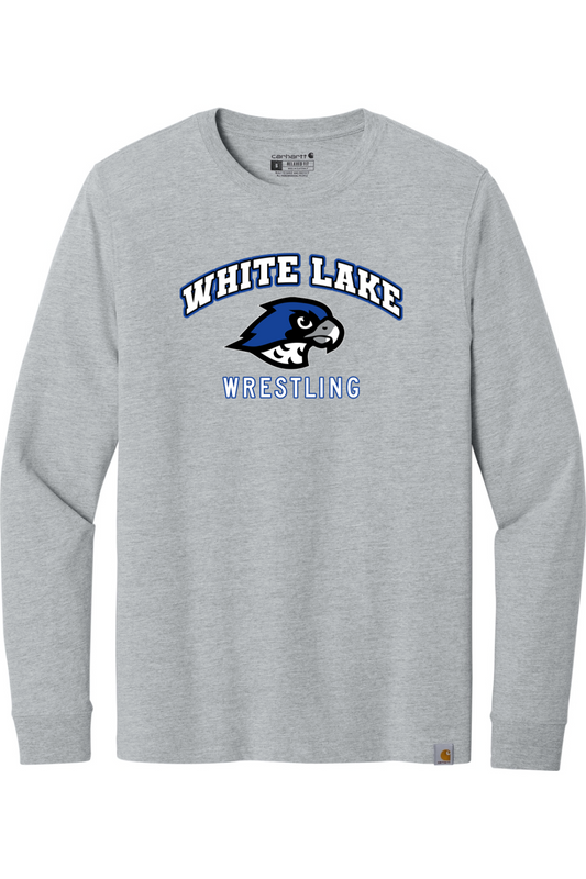 White Lake MS Wrestling DTF Carhartt Long Sleeve T-Shirt