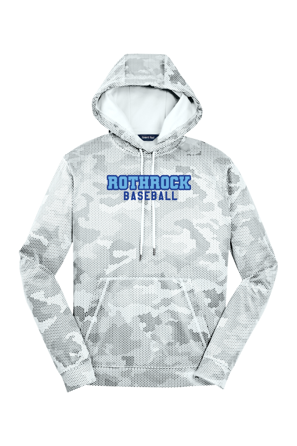 Rothrock Baseball CamoHex Fleece Hooded Pullover