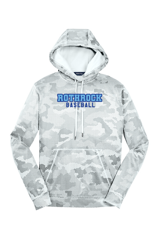 Rothrock Baseball CamoHex Fleece Hooded Pullover