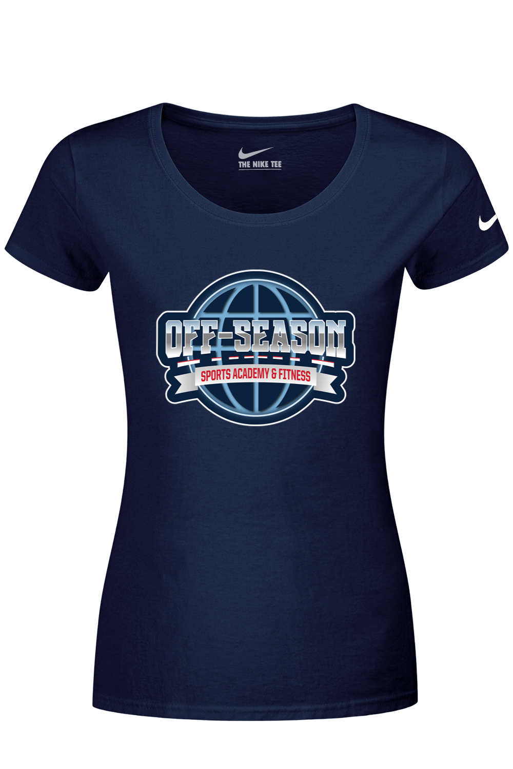 Sports Academy Softball Nike Ladies Dri-FIT Cotton/Poly Scoop Neck Tee