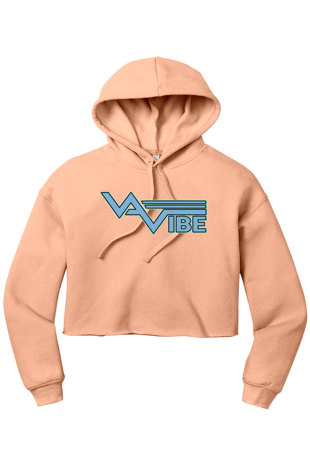 VA Vibe Softball DTF Women’s Sponge Fleece Cropped Fleece Hoodie