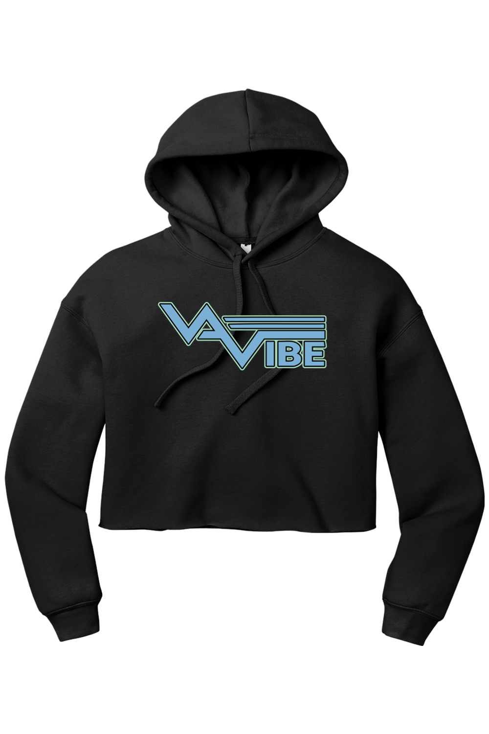 VA Vibe Softball DTF Women’s Sponge Fleece Cropped Fleece Hoodie