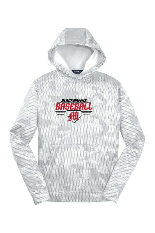 Youth Sport-Tek Sport-Wick CamoHex Fleece Hooded Pullover