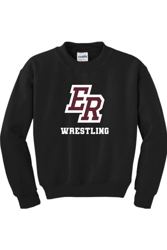 Eaton Rapids Wrestling DTF Youth Heavy Blend Crewneck Sweatshirt