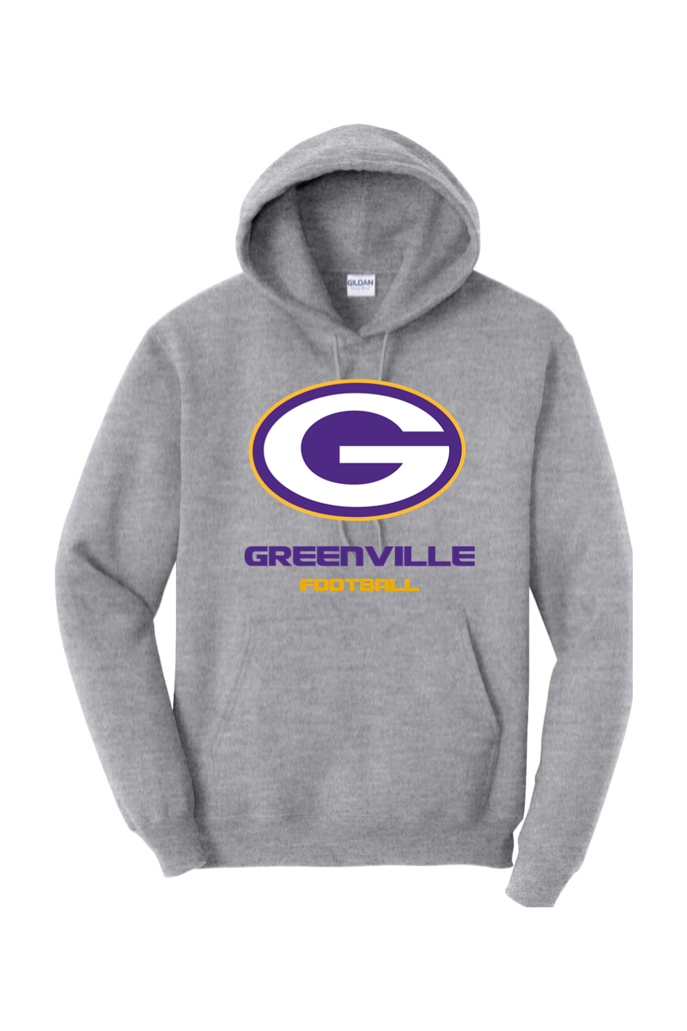 Greenville Football Heavy Blend Hooded Sweatshirt