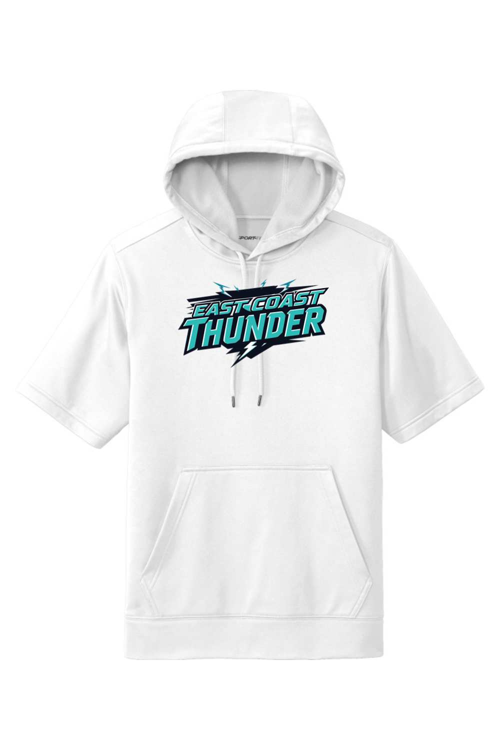 East Coast Thunder DTF Sport-Wick Fleece Short Sleeve Hooded Pullover