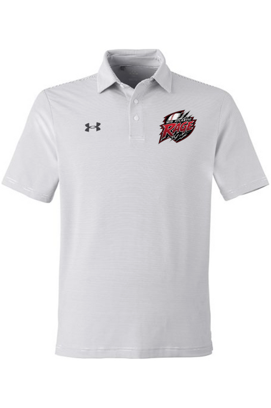 Rage Baseball DTF Under Armour Men's Destin Drive Striped Performance Polo