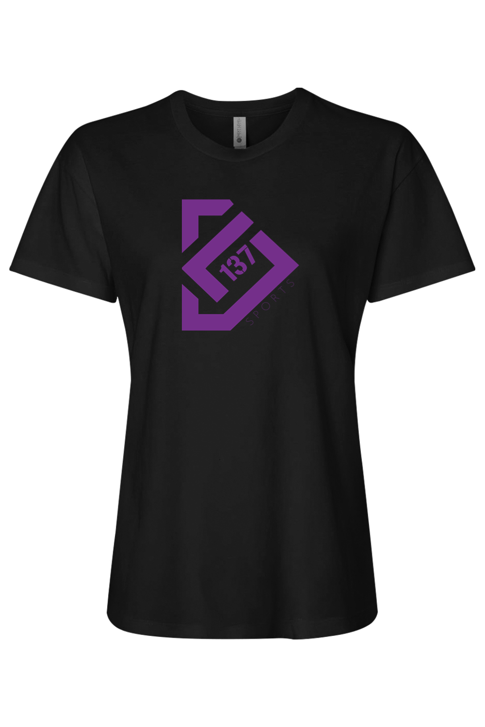 L137 Sports Women’s CVC Tee - Purple Logo