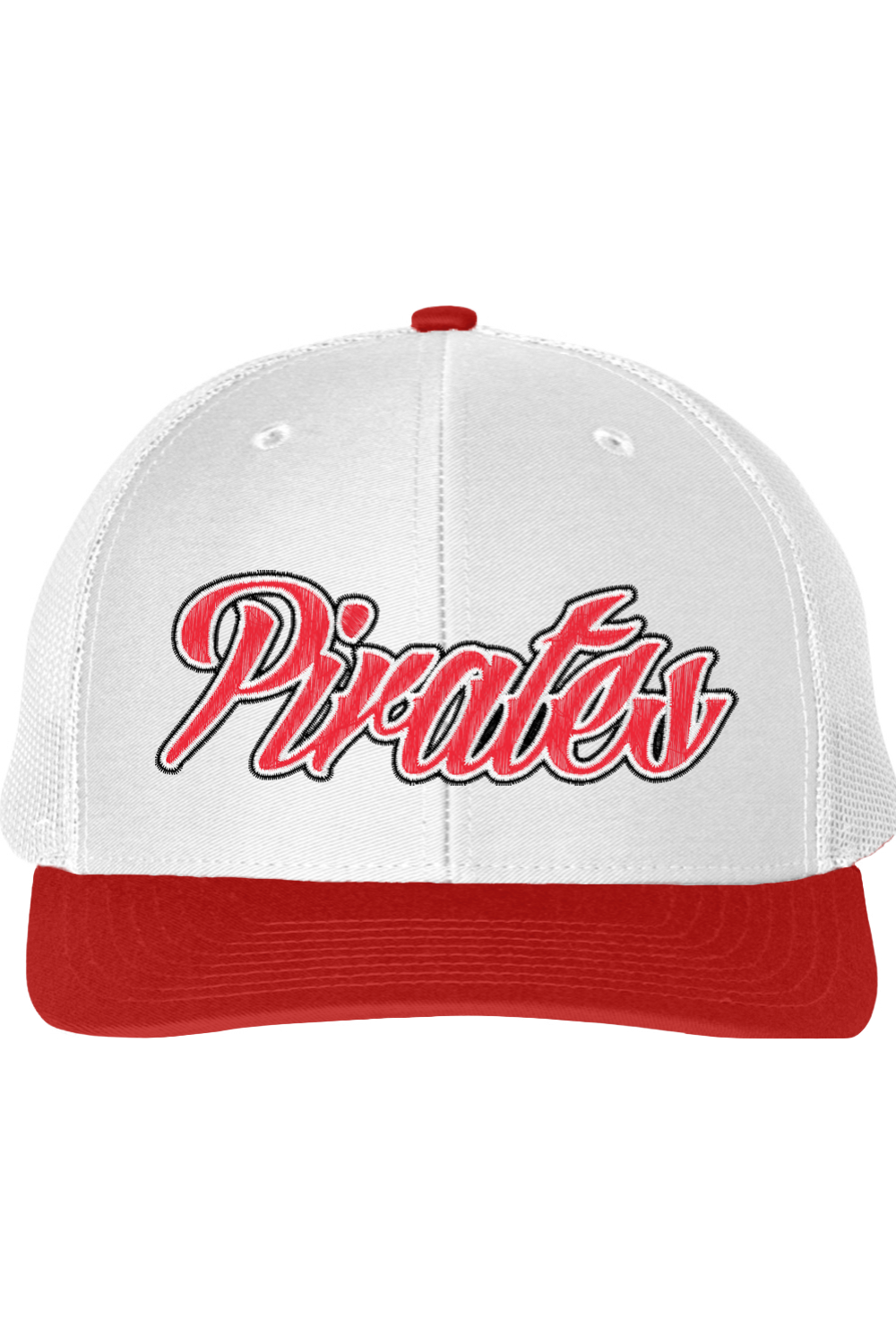 Cardington Pirates Softball Embroidered Snapback Trucker Cap