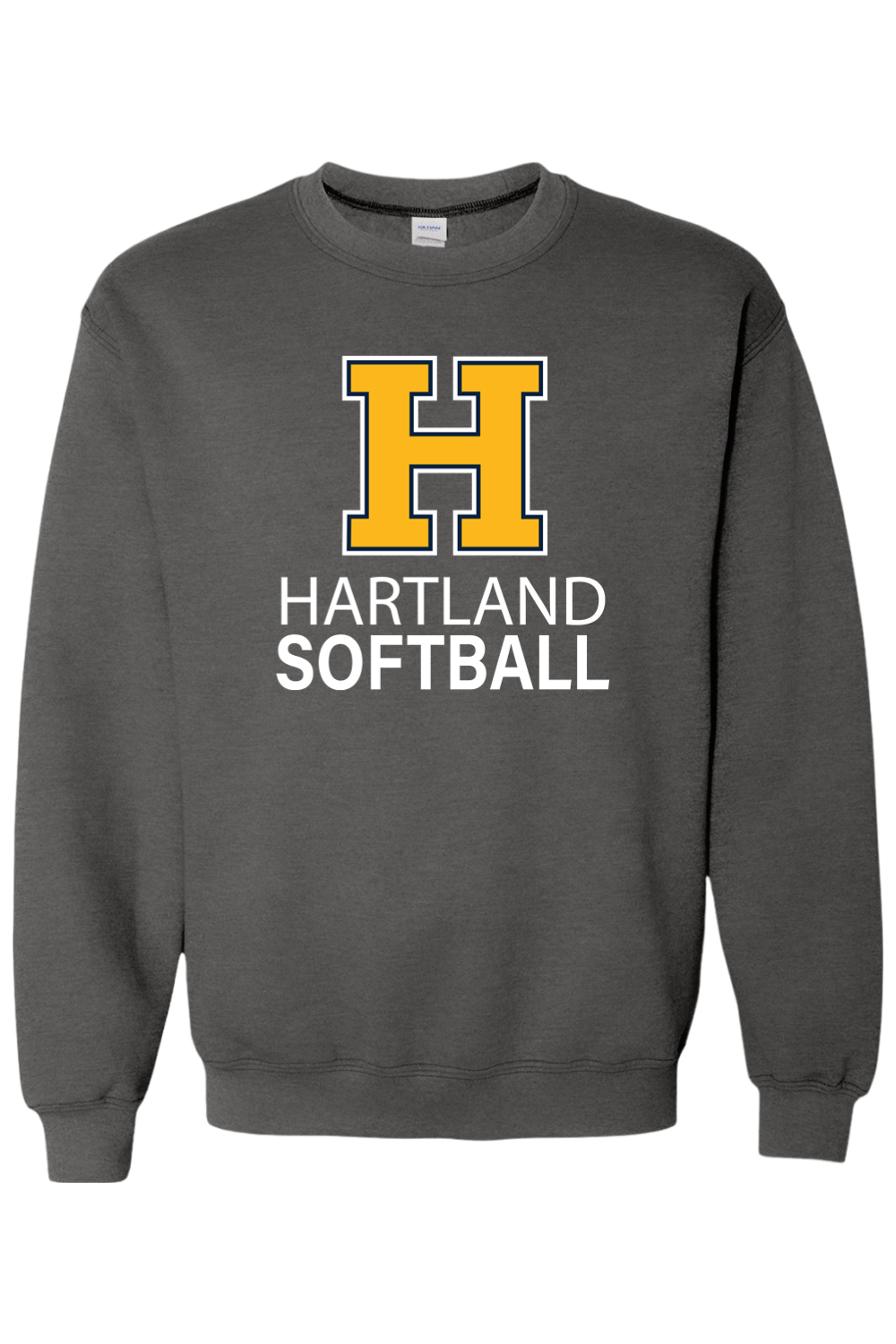 Hartland Softball Heavy Blend Crewneck Sweatshirt
