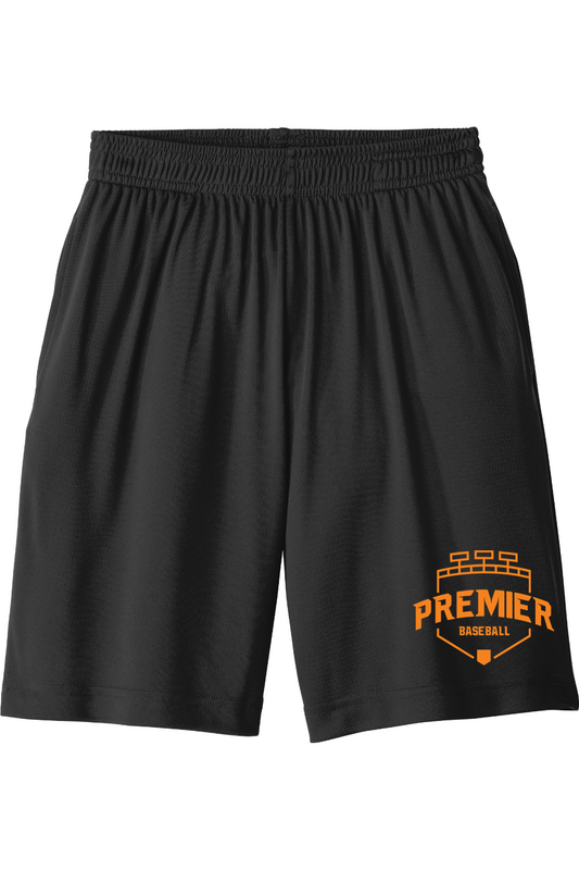 Premier Baseball AZ Pocketed Short - Orange Logo