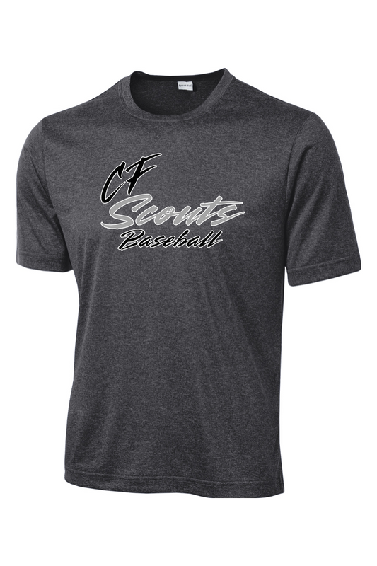 CF Scouts Baseball DTF Heather Contender Tee