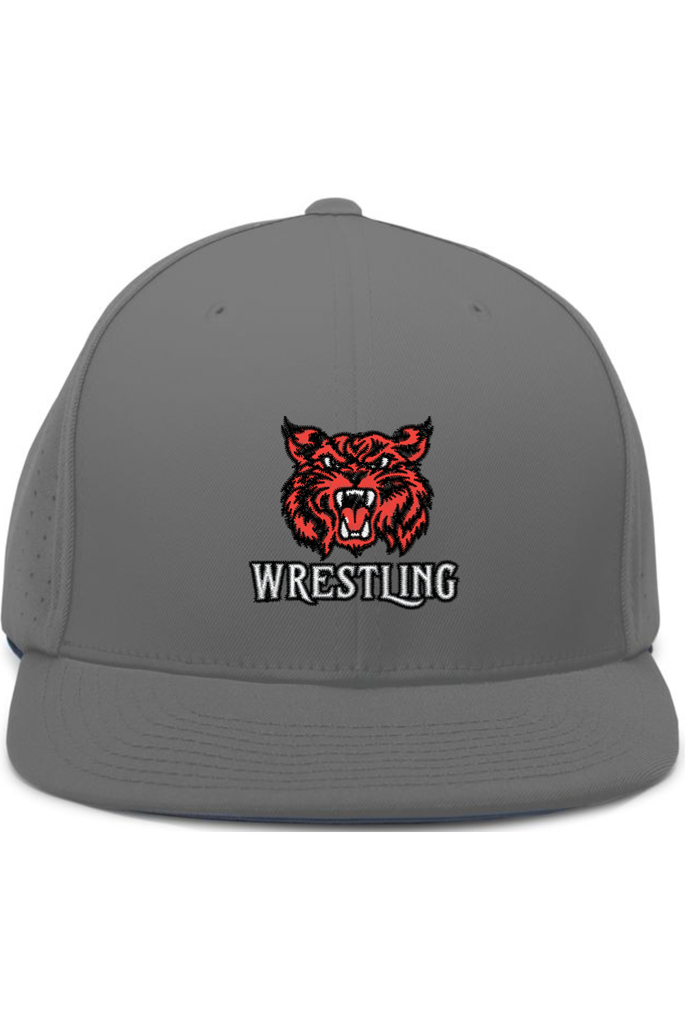 Grand Blanc Wrestling Embroidered Pacific Headwear Perforated F3 Performance Flexfit Cap (Fulfill)