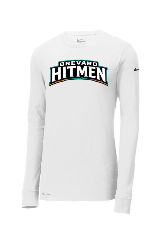 Brevard Hitmen DTF Nike Dri-FIT Cotton/Poly Long Sleeve Tee