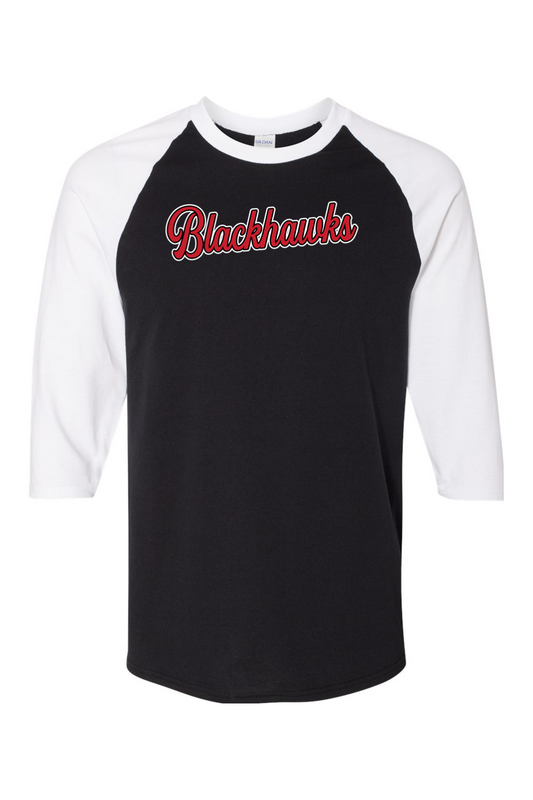 Gildan Heavy Cotton Raglan Three-Quarter Sleeve T-Shirt