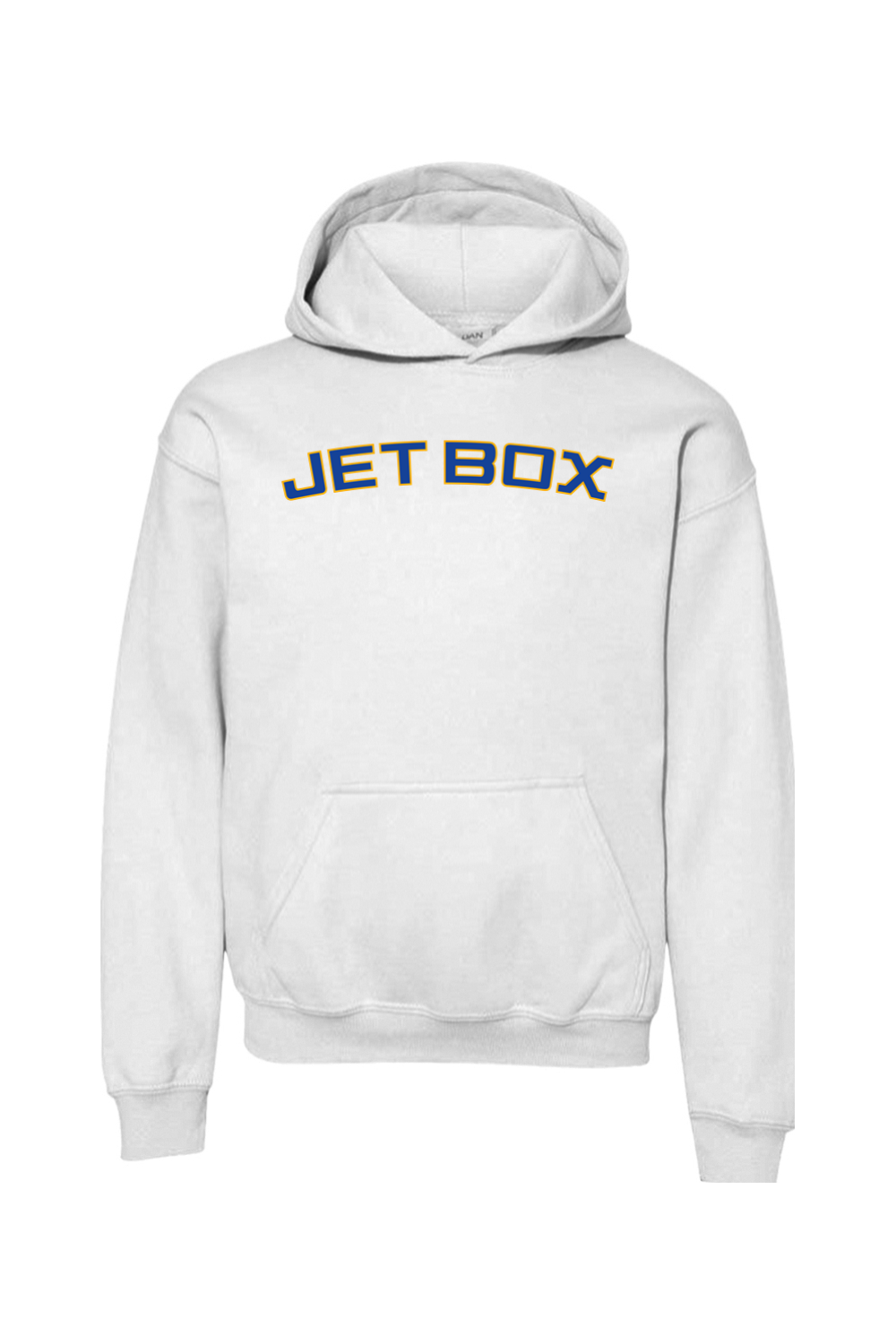 Jet Box Baseball DTF Youth Heavy Blend Hooded Sweatshirt