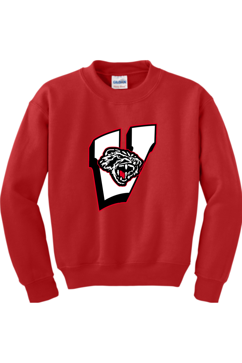 Vestaburg Football DTF Youth Heavy Blend Crewneck Sweatshirt
