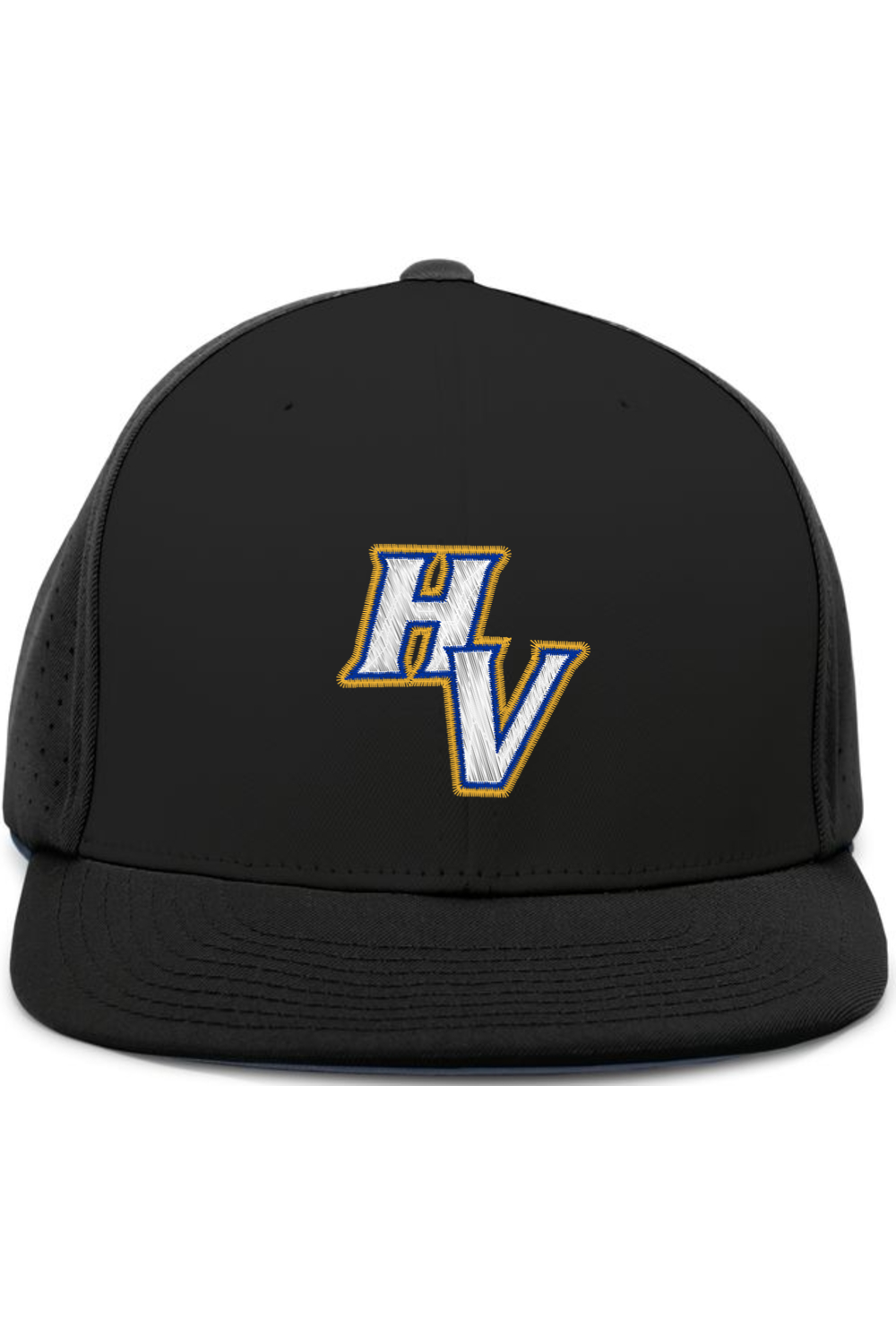 Hopkins High School Football Pacific Headwear Perforated F3 Performance Flexfit Cap (Fulfill)