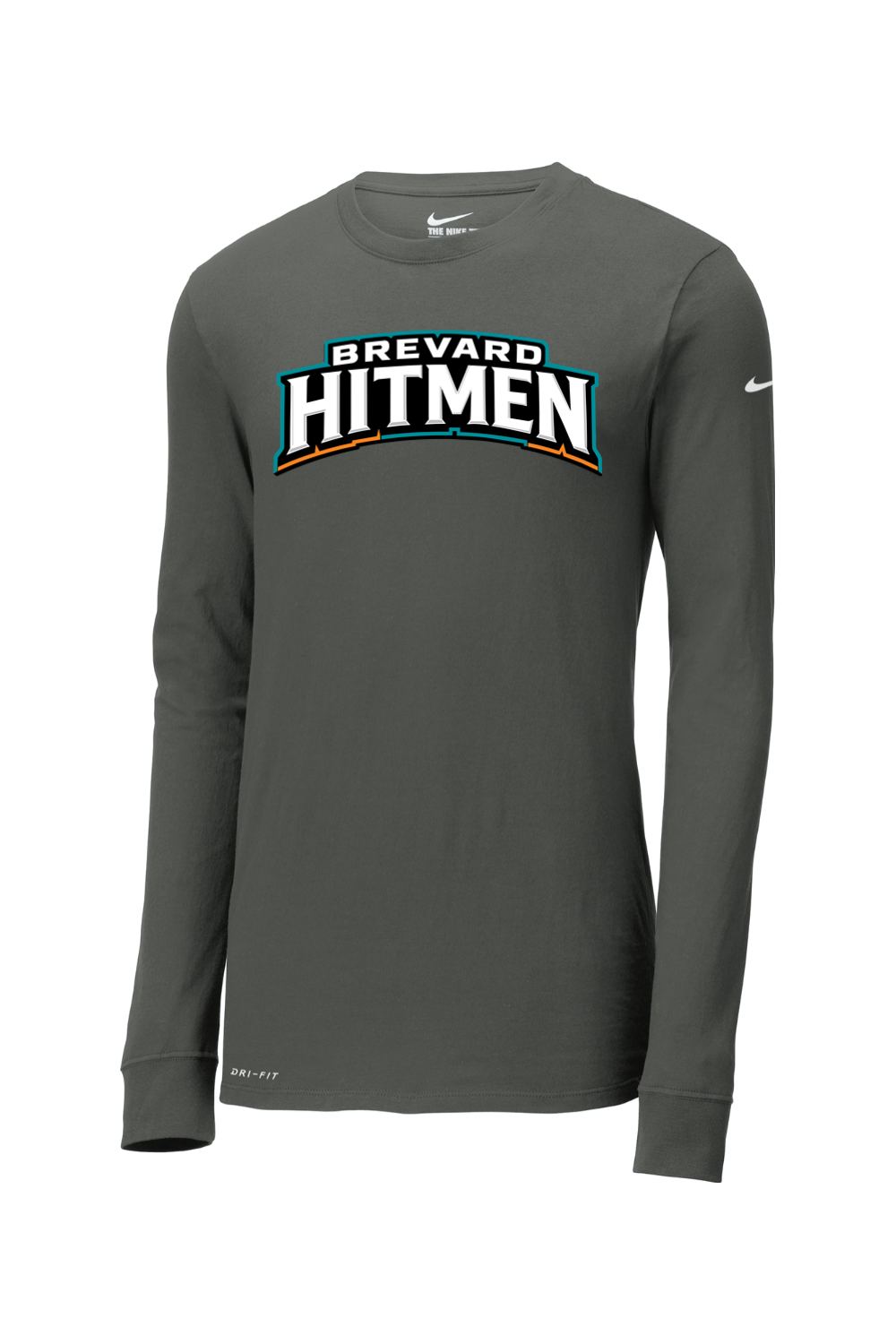 Brevard Hitmen DTF Nike Dri-FIT Cotton/Poly Long Sleeve Tee