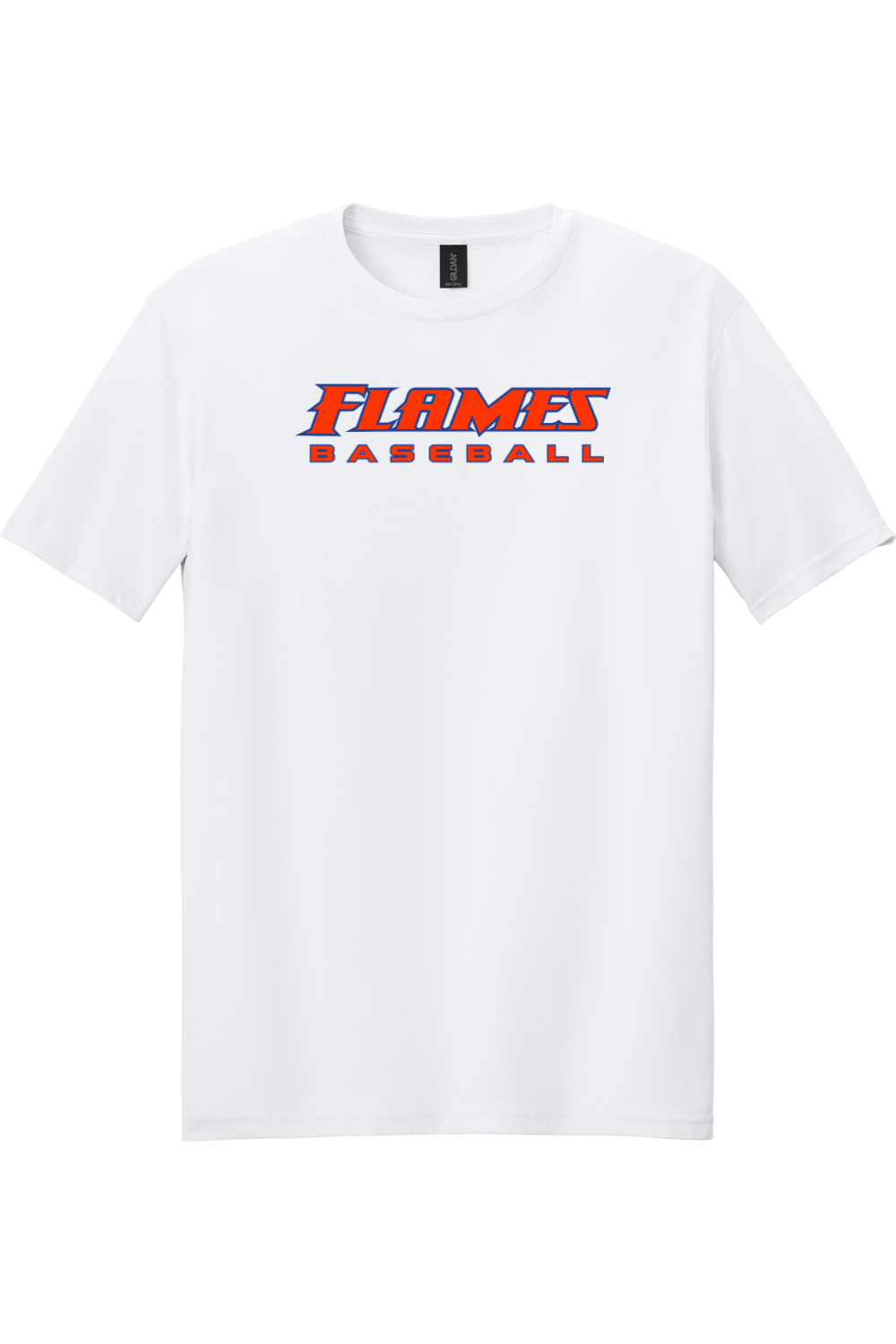 Flames MI Baseball DTF Softstyle T-Shirt