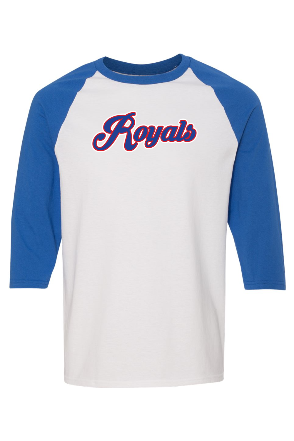 Richmond Royals Heavy Cotton Raglan Three-Quarter Sleeve T-Shirt