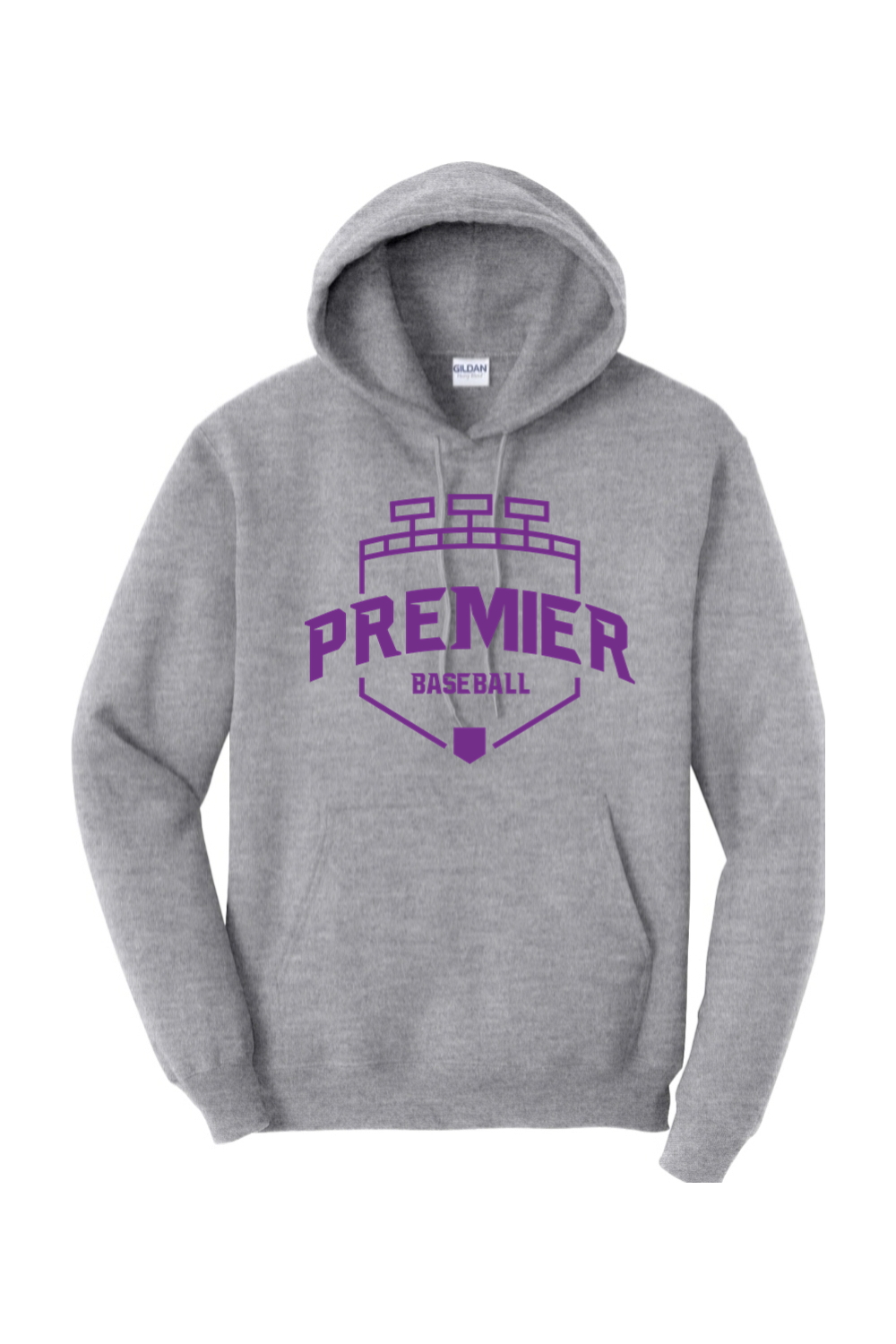 Premier Baseball AZ Hooded Sweatshirt - Purple Logo