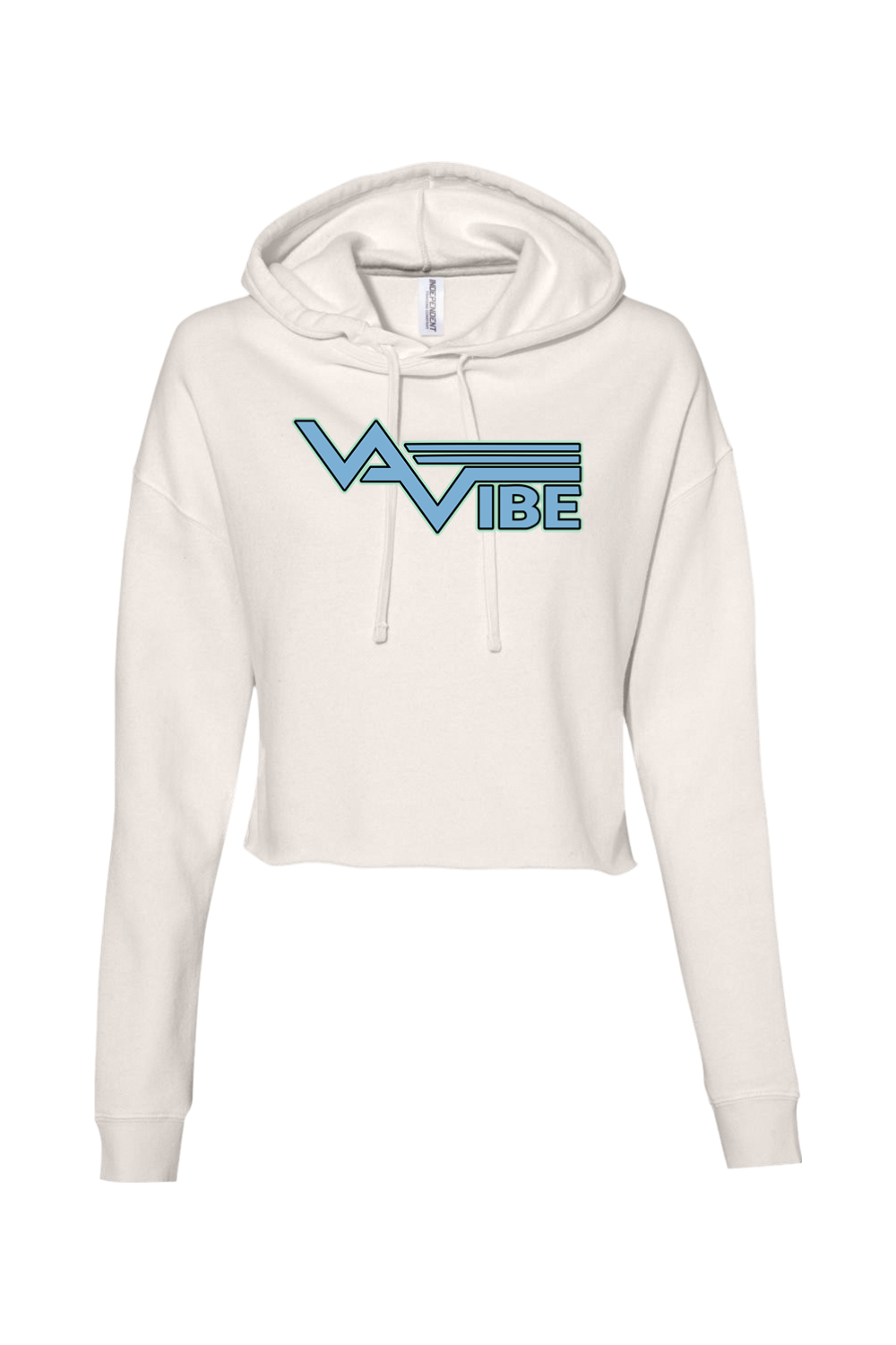 VA Vibe Softball DTF Women’s Lightweight Cropped Hooded Sweatshirt