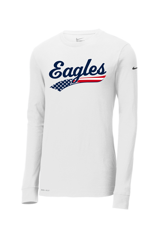 Watervliet Eagles Baseball DTF Nike Dri-FIT Cotton/Poly Long Sleeve Tee