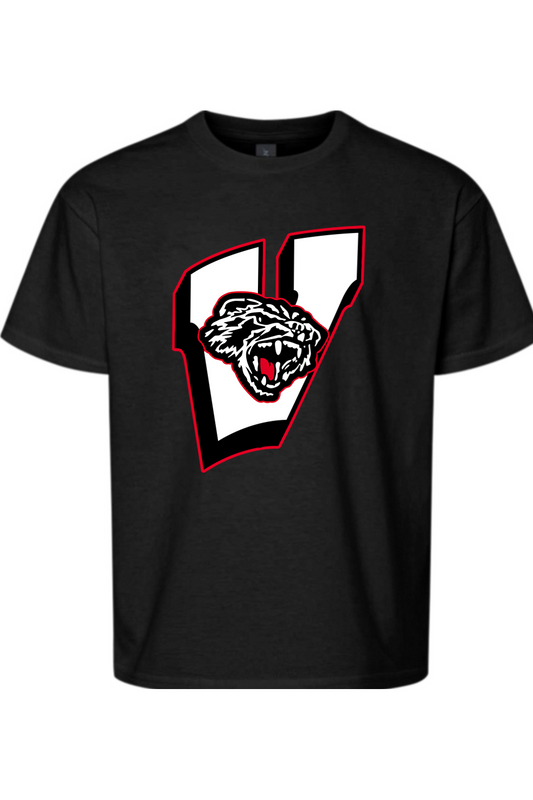 Vestaburg Football DTF Youth Softstyle T-Shirt