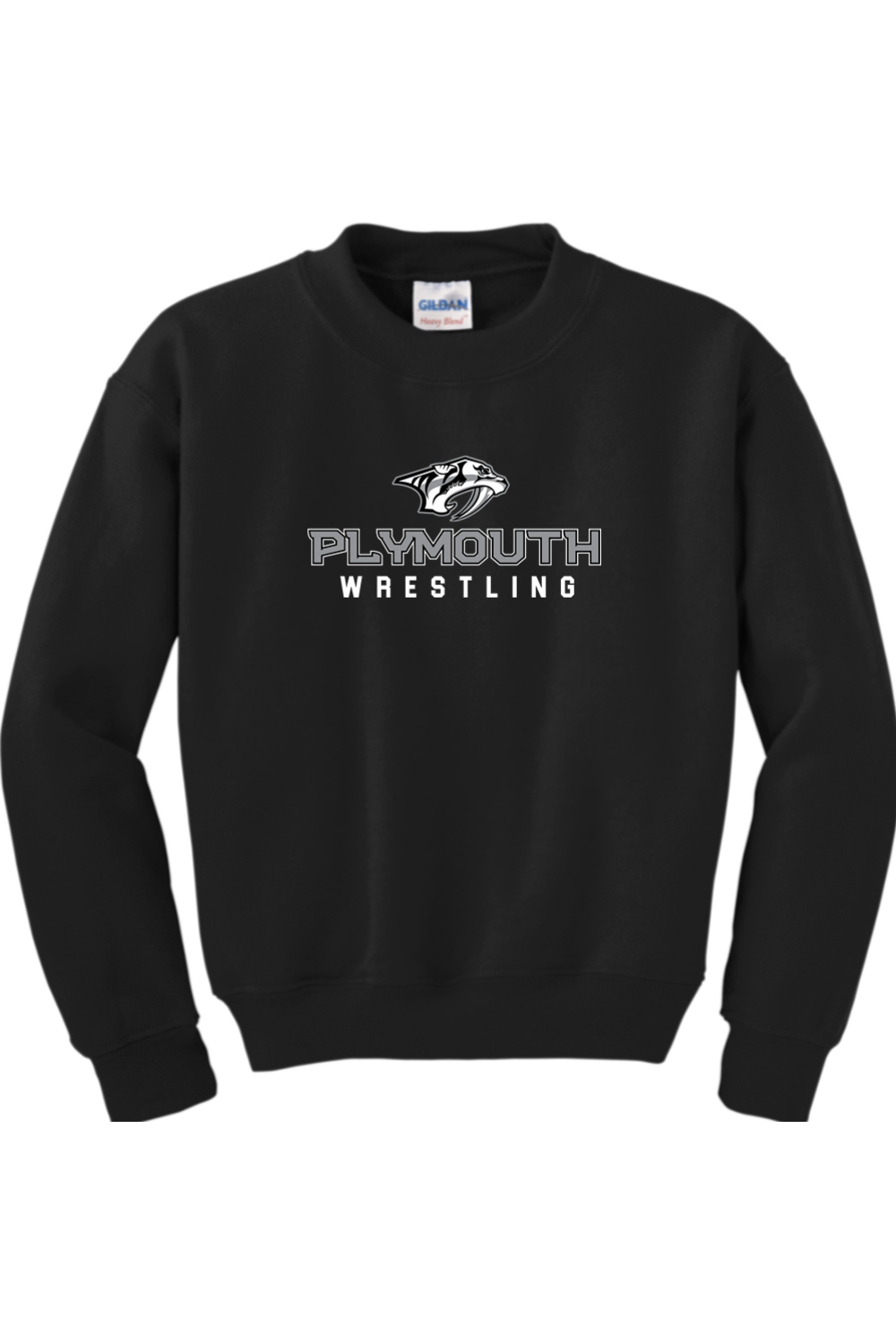 Plymouth Wrestling Youth Heavy Blend Crewneck Sweatshirt
