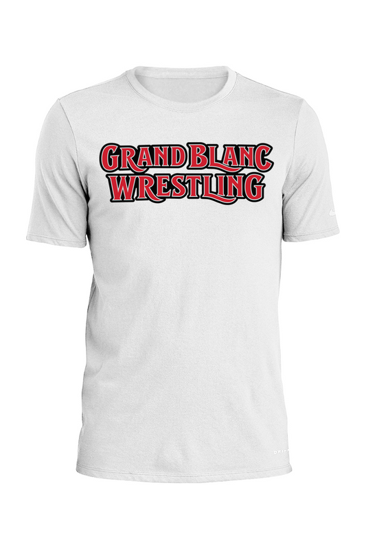 Grand Blanc Wrestling DTF Nike Dri-FIT Cotton/Poly Tee