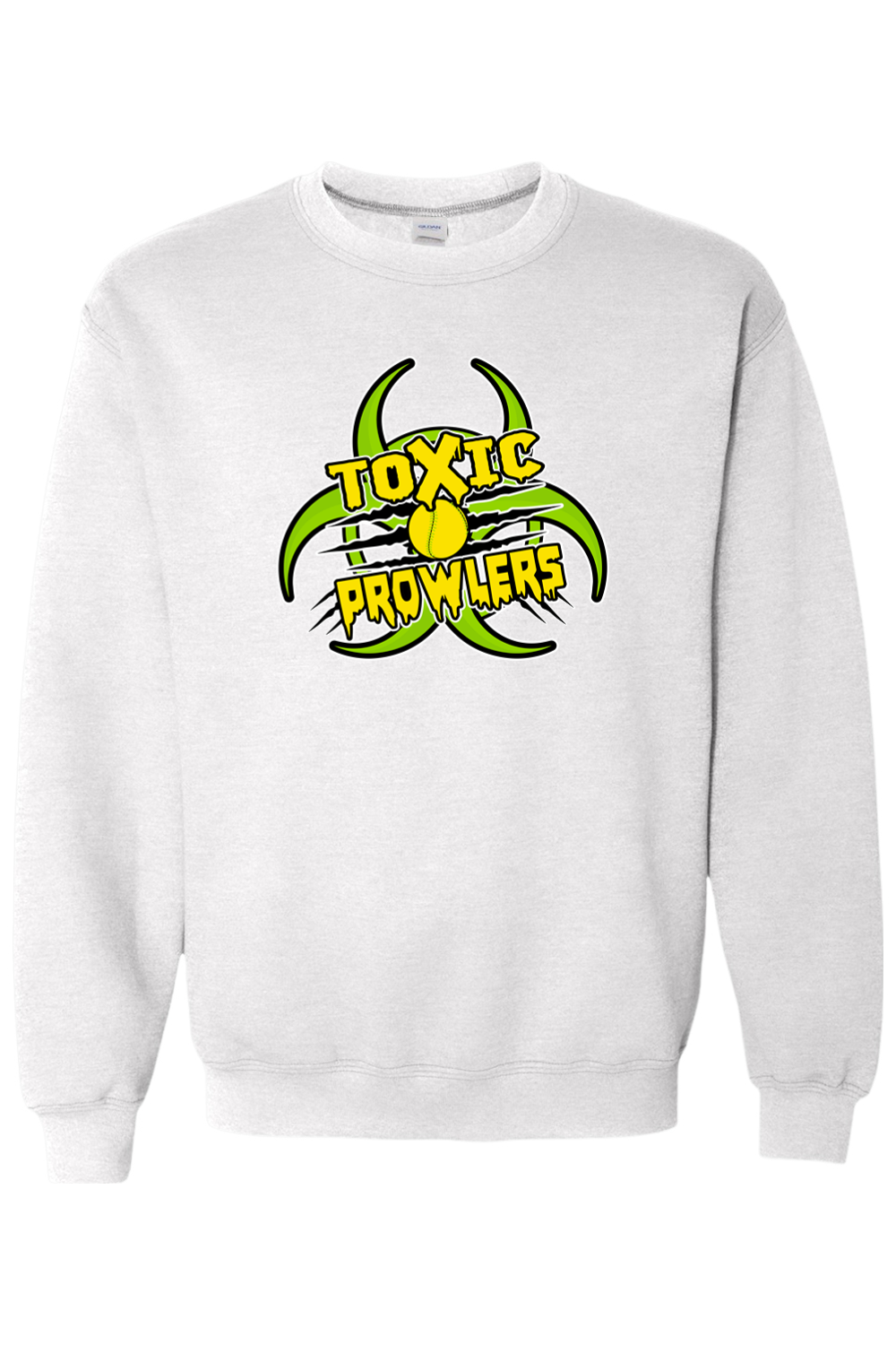 Toxic Prowlers Softball Heavy Blend Crewneck Sweatshirt